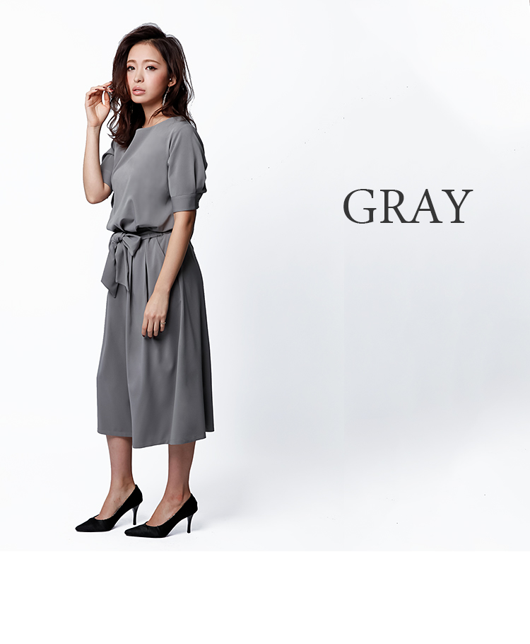 パーティードレス ガウチョ オールインワン