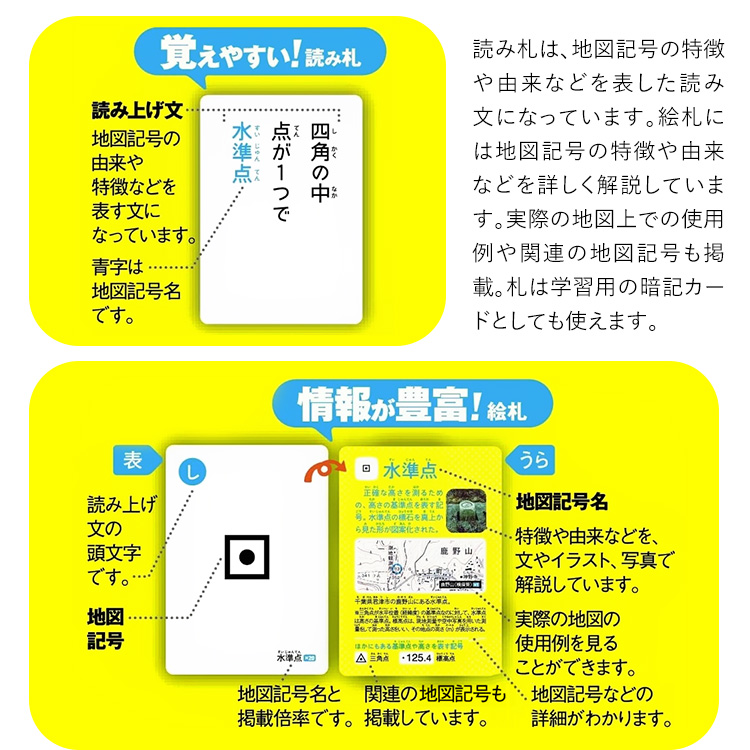 マーク 標識 地図記号カード 幻冬舎 かるた 学習 社会 日本 カードゲーム 小学生 中学生 幼稚園 保育園 子ども 勉強 お正月 大特価